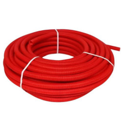 Tube multicouche FLUXO rouge fourreau NICOLL (50/100M) P680024.jpg