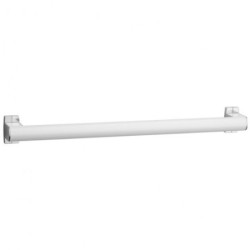 Barre d'appui droite ARSIS aluminium époxy blanc 400 mm S210073.jpg