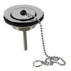 Bonde Lavabo à bouchon avec chainette laiton S138010.jpg
