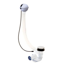 Vidage baignoire auto bi-matiere clapet inox  + siphon S138083.jpg